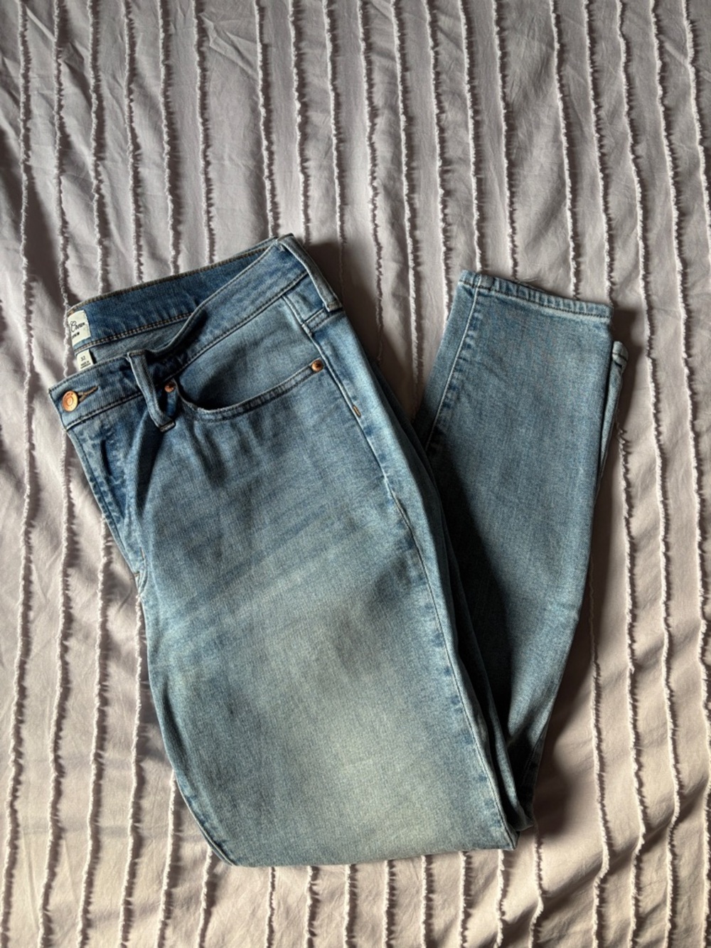 J. Crew Women's Skinny Jeans in Light Blue Wash